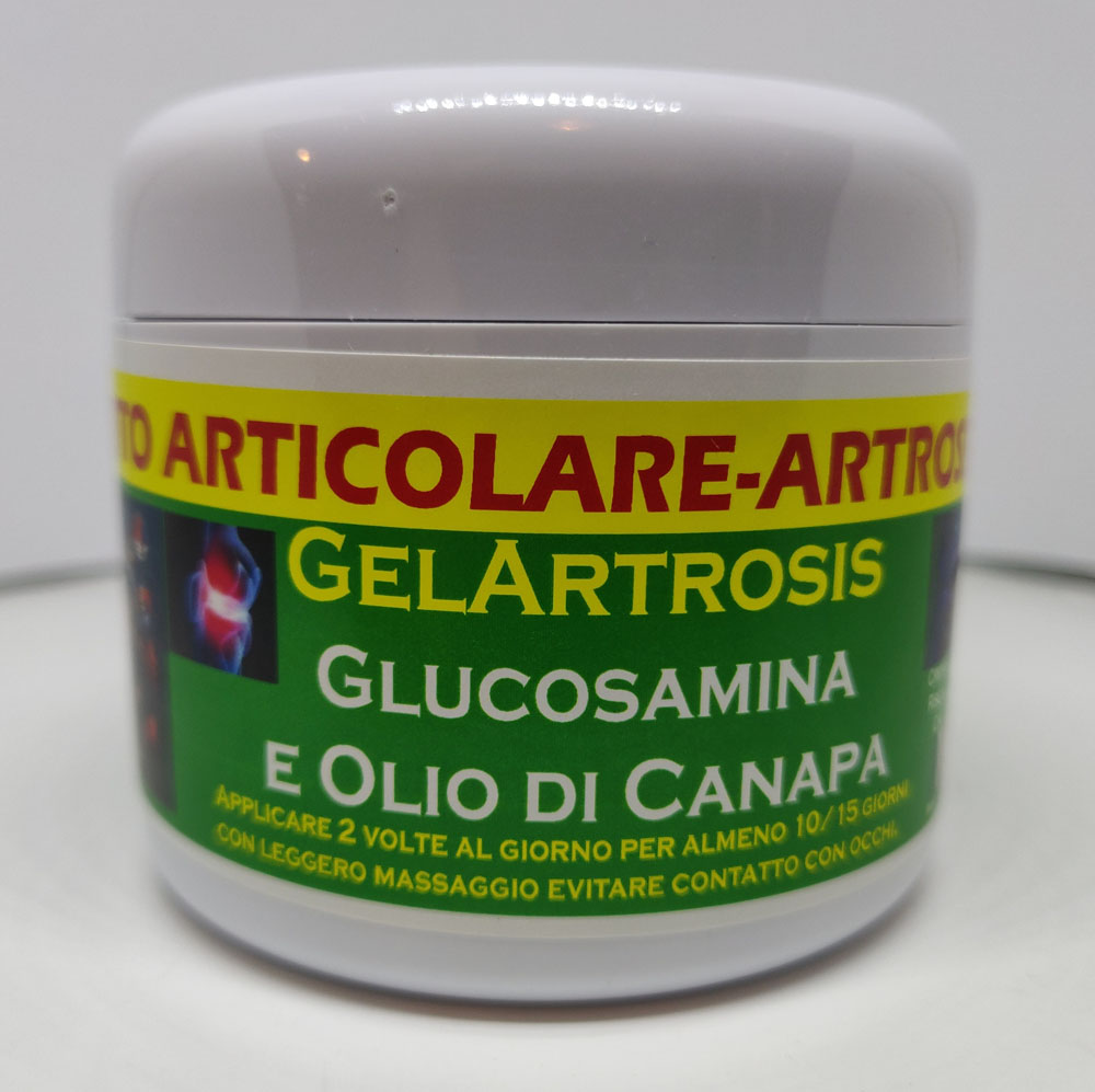 GelArtrosis glucosamina con acido ialuronico perna canaliculus e canapa  500ml - SM Cosmetica